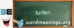 WordMeaning blackboard for turfen